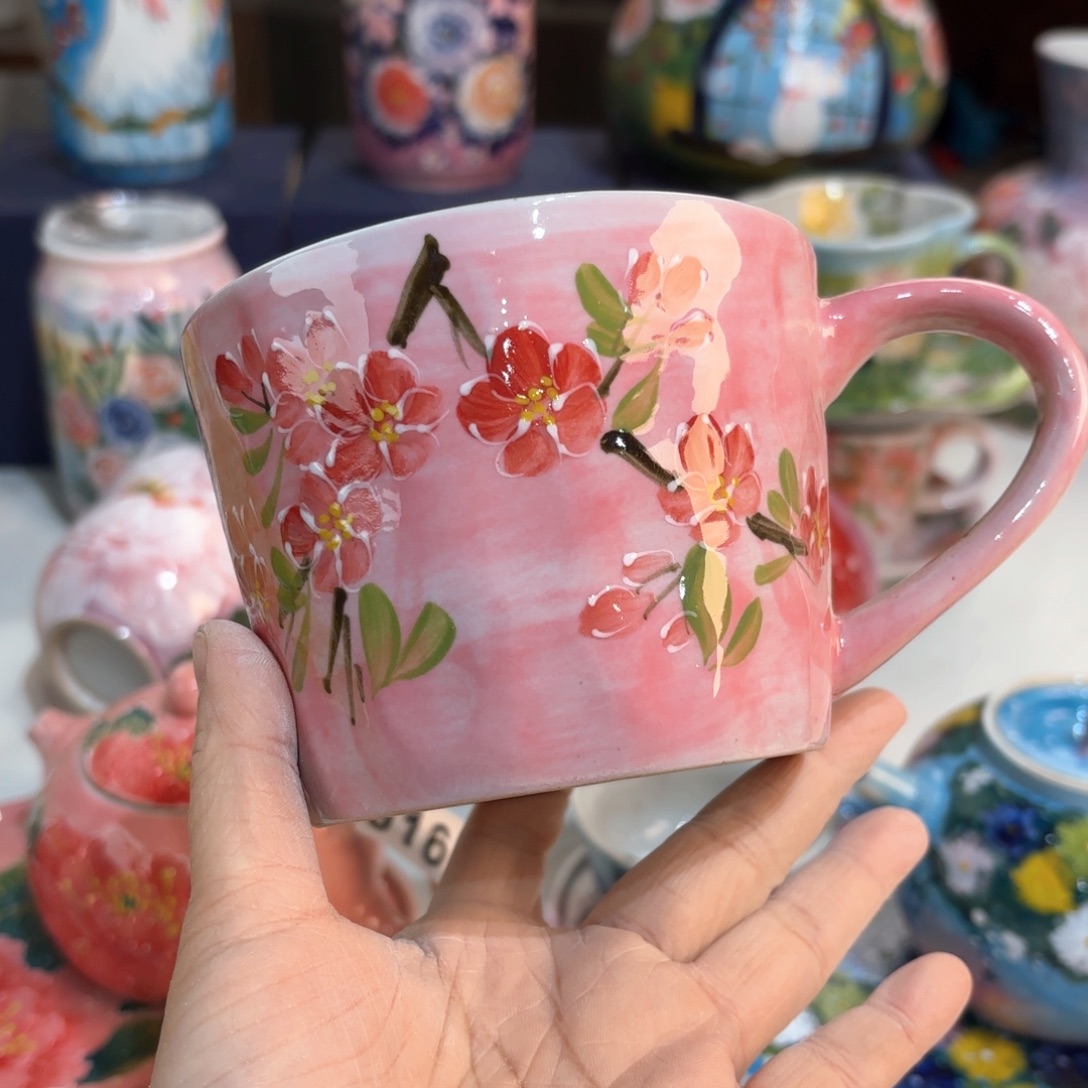 景德镇手绘高温釉下彩陶瓷茶具