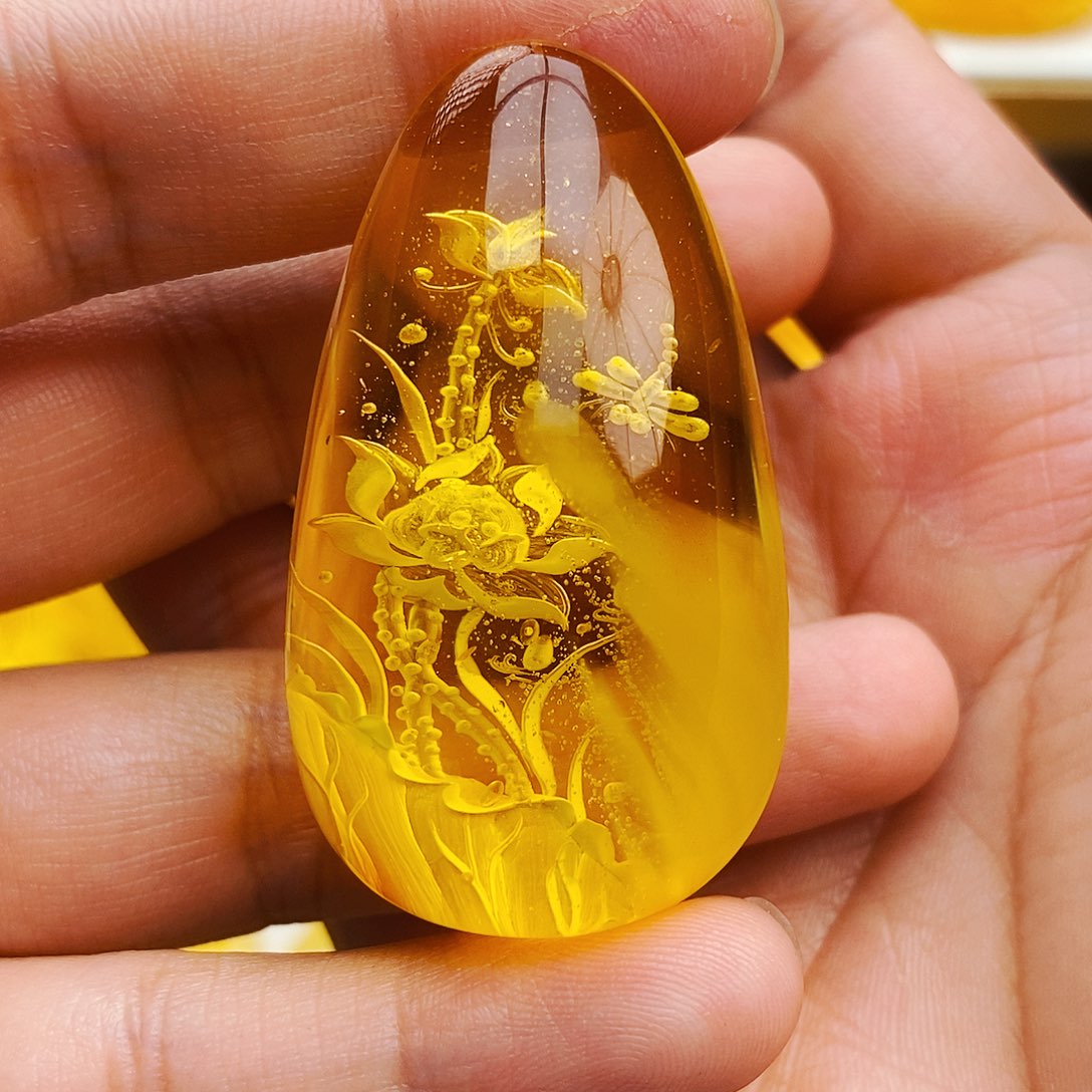 蜜蜡颈饰未镶嵌天然保真假一赔十36