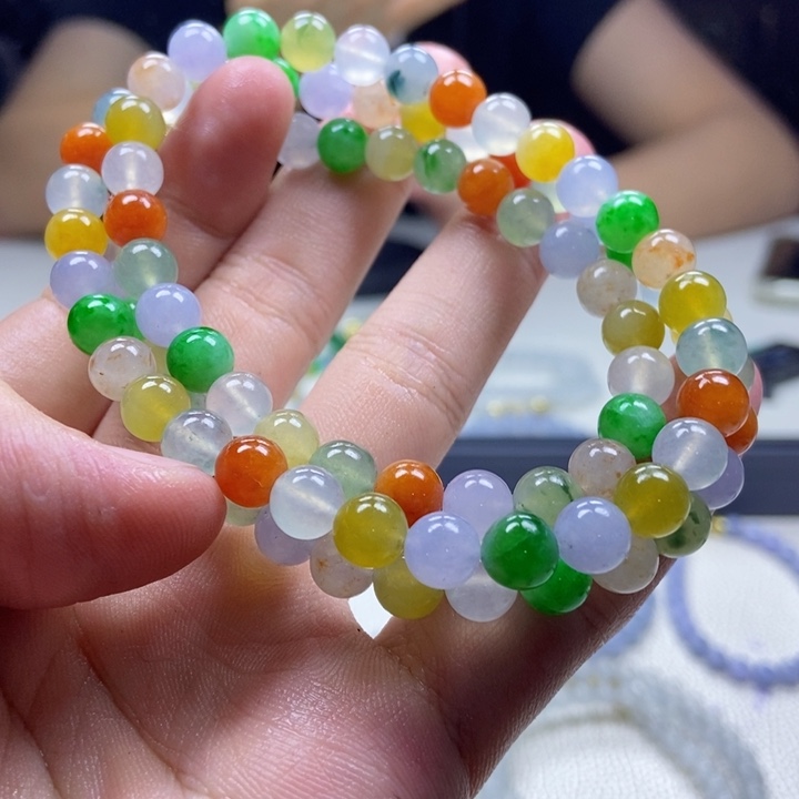 定制翡翠未镶嵌缅甸翡翠A货卡7.4