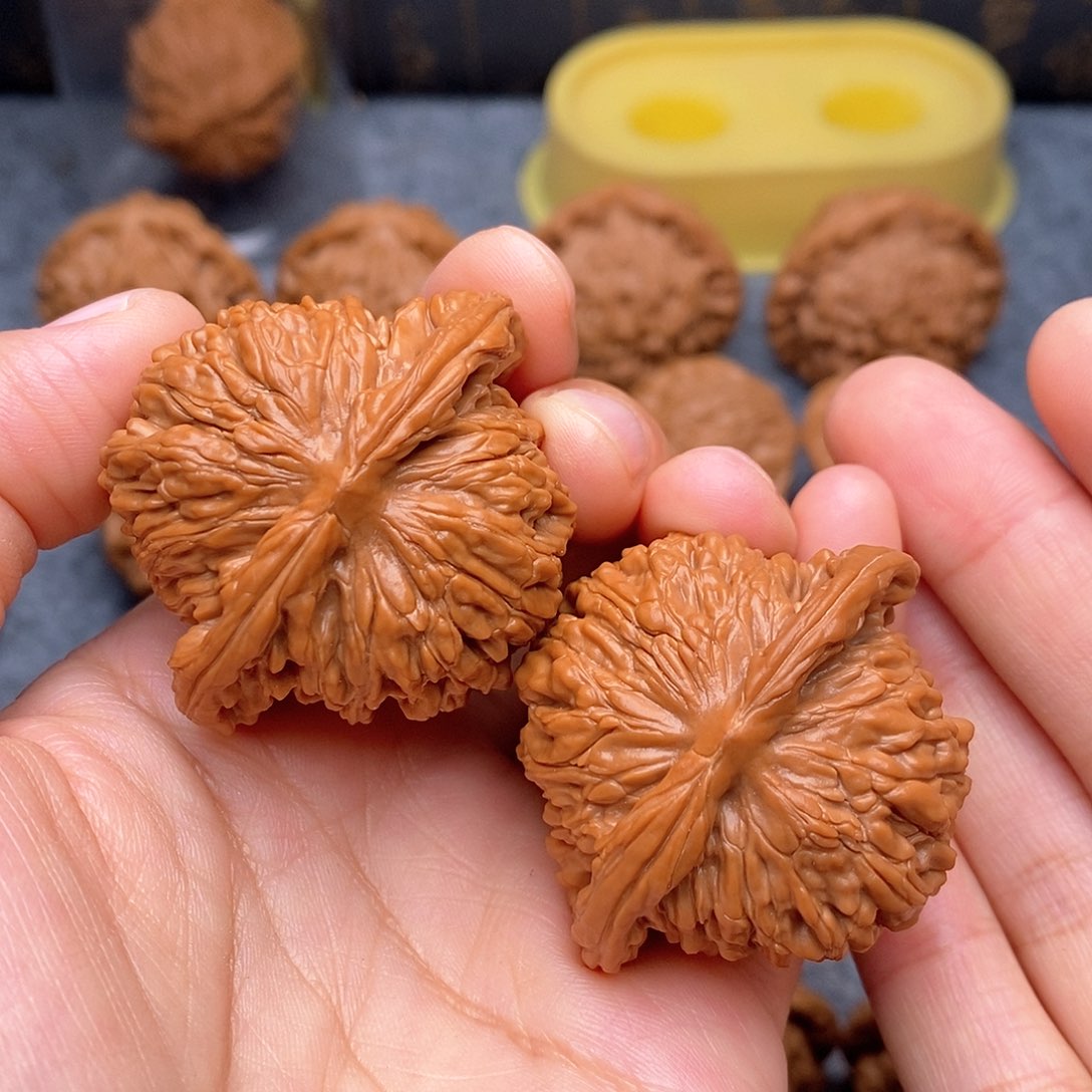 文玩核桃把件南瓜桩四座楼44全品