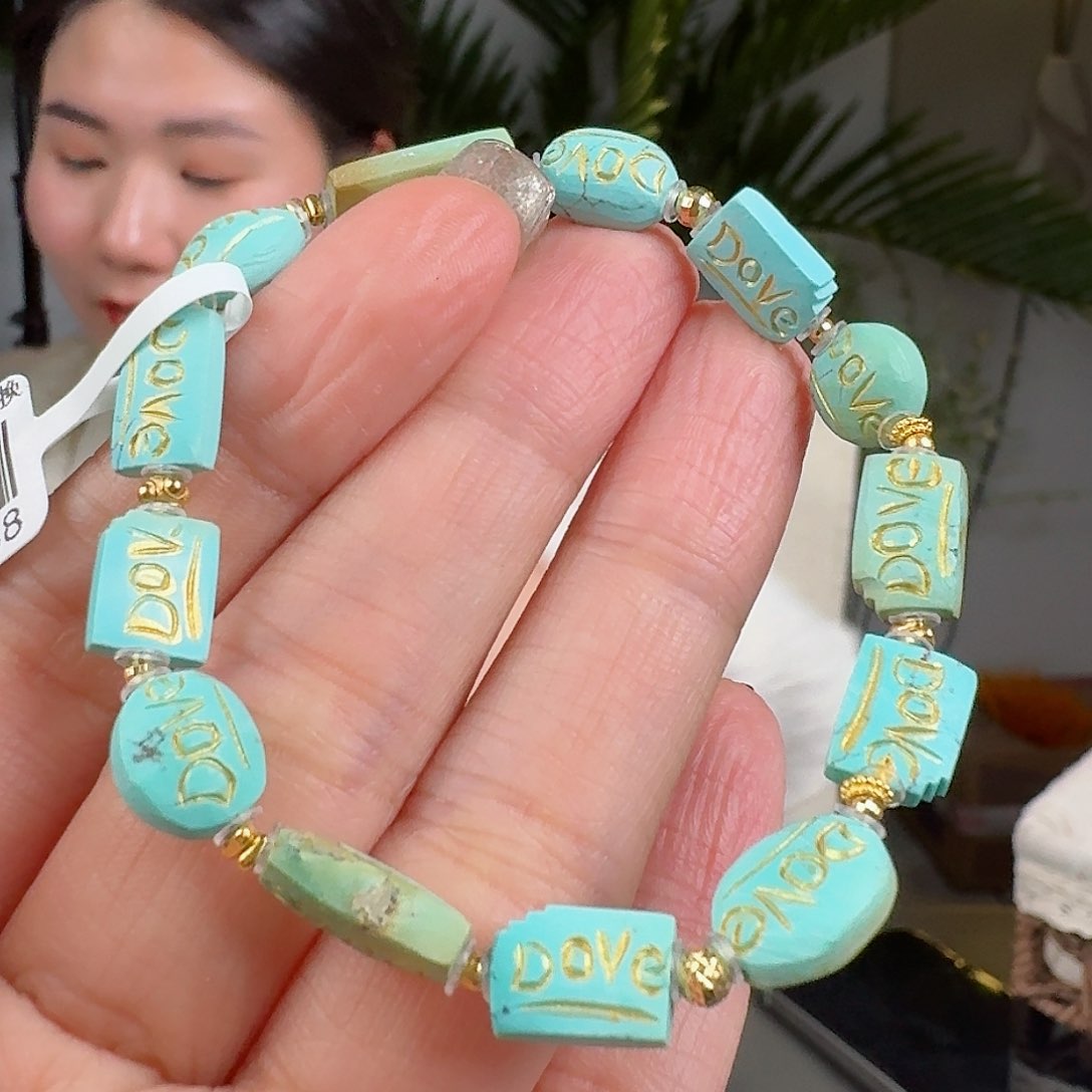 绿松石珠宝奇石未镶嵌