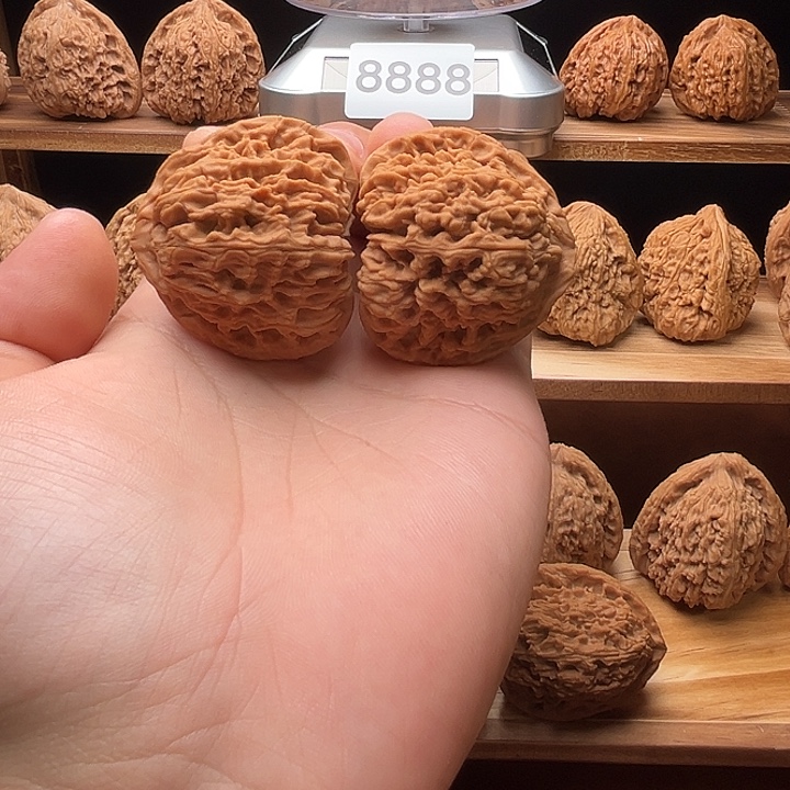 吊坠文玩核桃45三角将