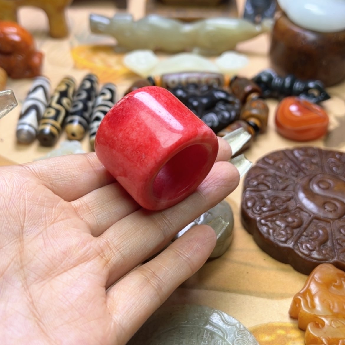 【闪购商品】蛇纹石玉颈饰未镶嵌