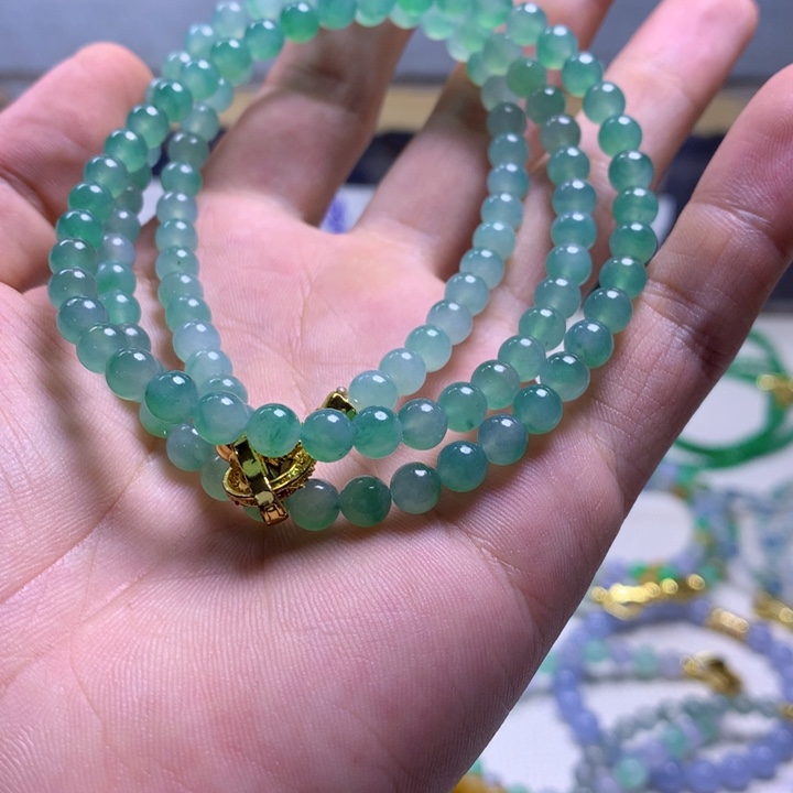 定制翡翠未镶嵌缅甸翡翠a货卡5.5