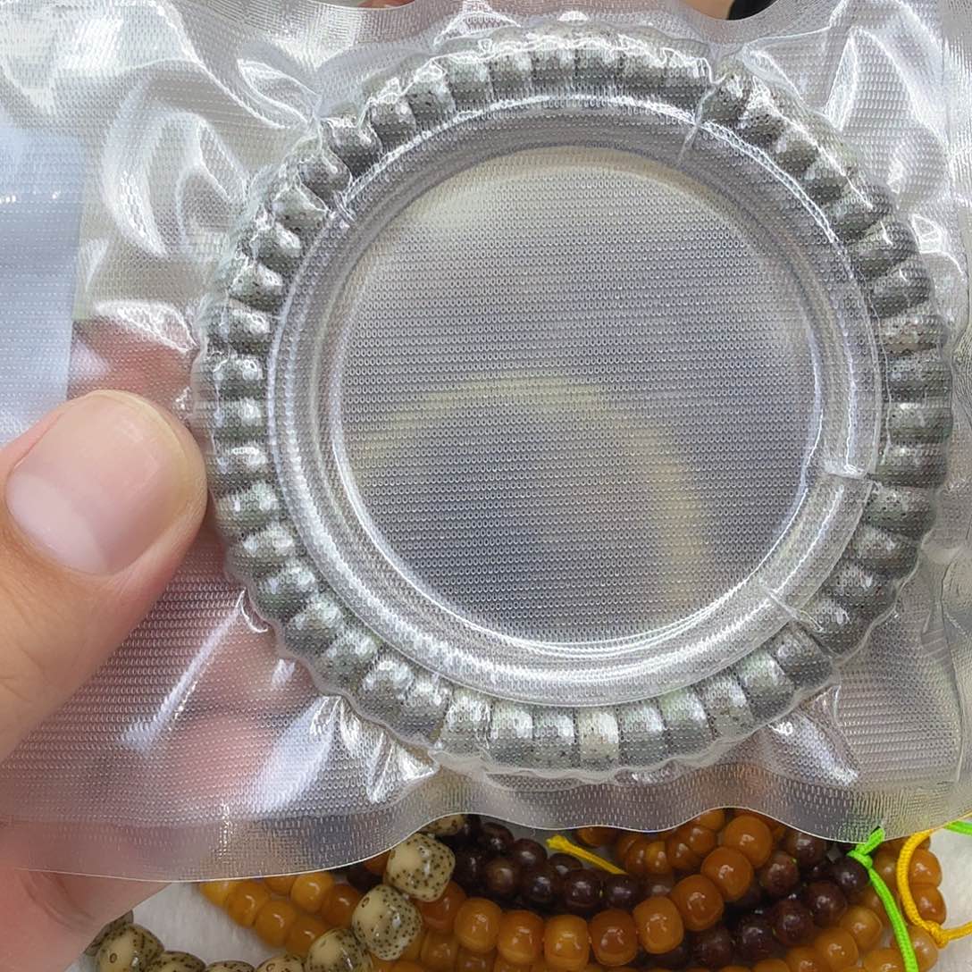 星月菩提手串11高端糯冰星月菩提单圈9×4片
