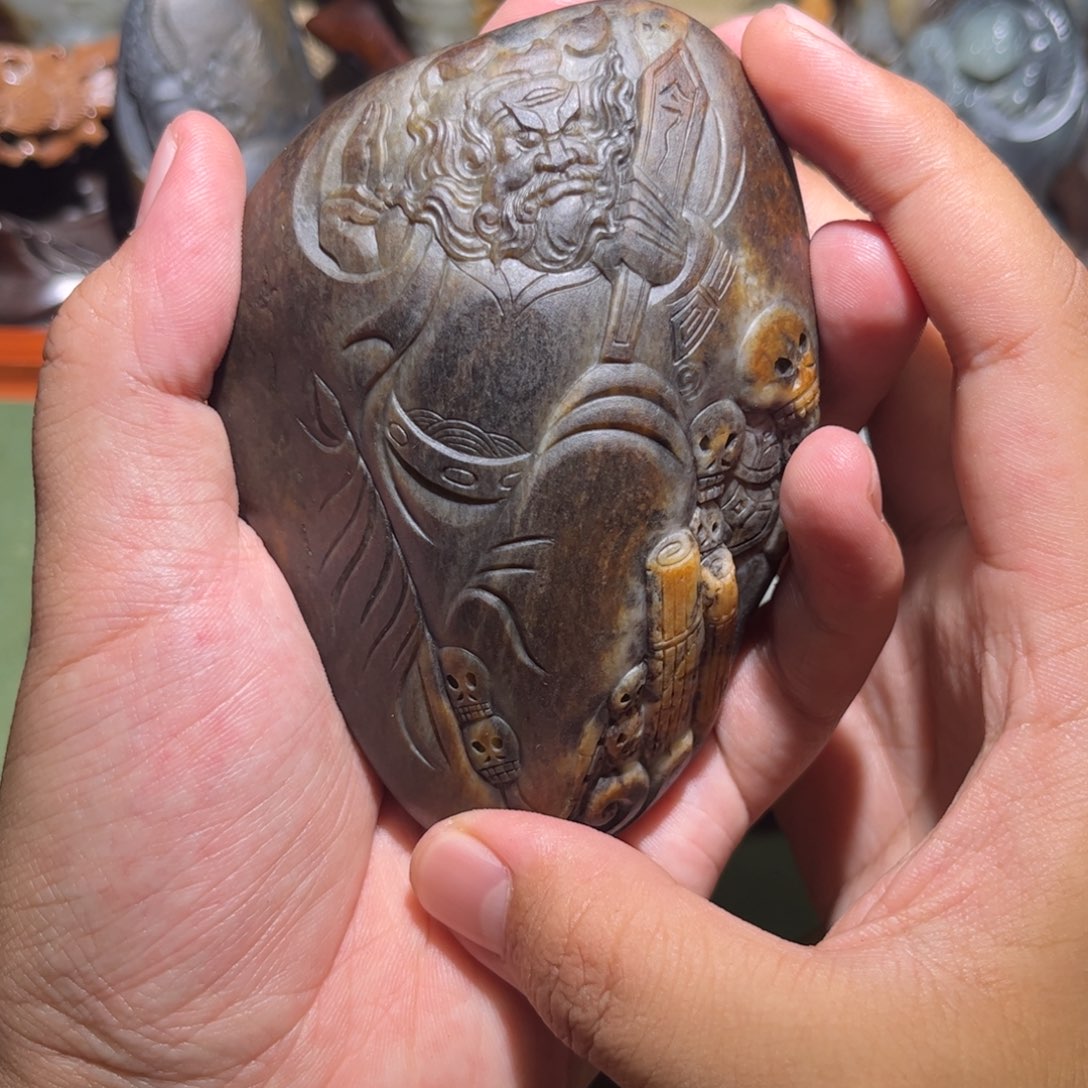 八***寶未镶嵌和田玉挂件