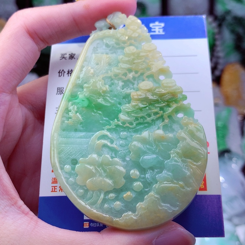 【闪购商品】翡翠颈饰未镶嵌天然