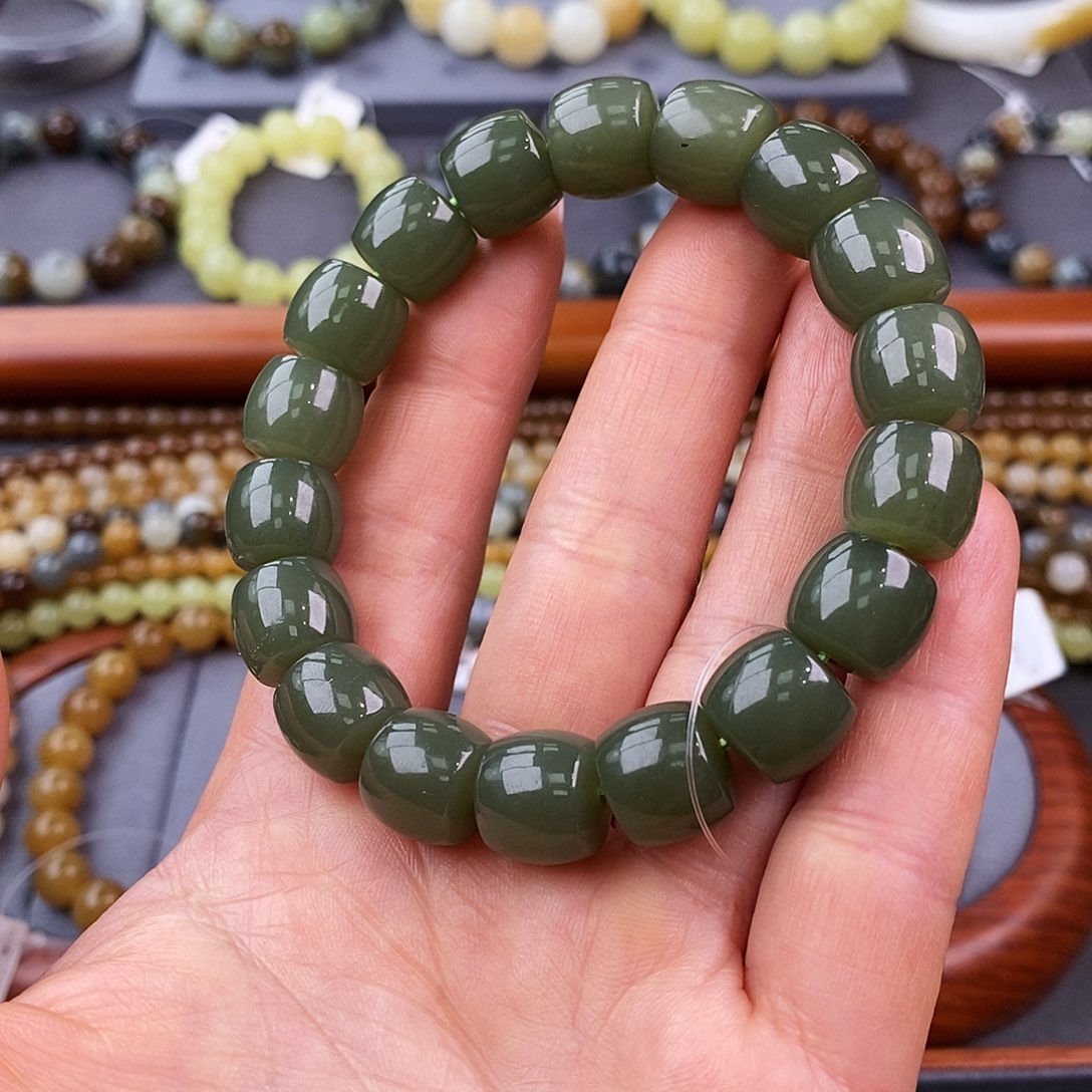 和田玉手链未镶嵌