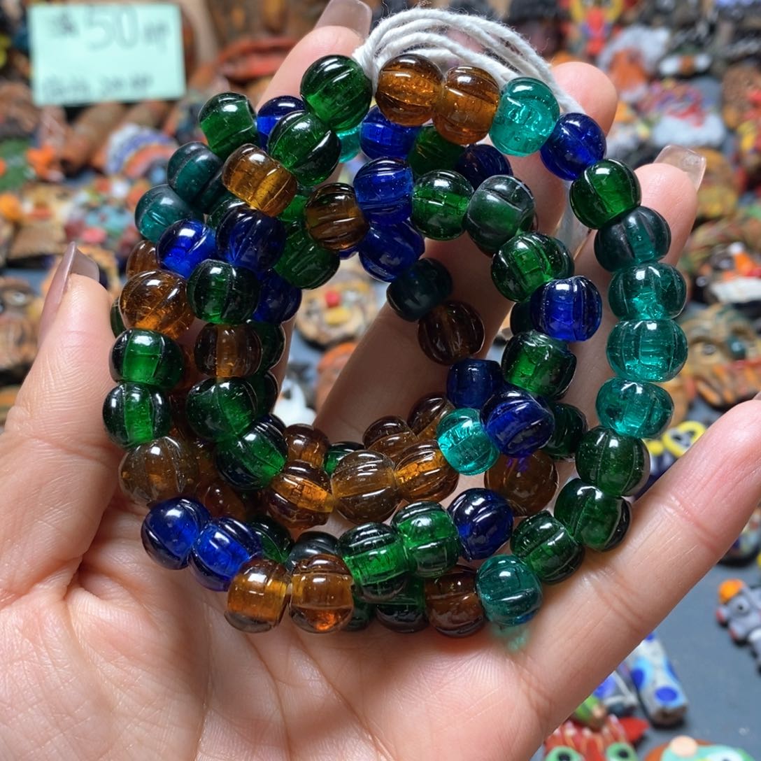 琉璃颈饰印度尼西亚链子