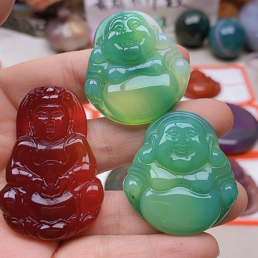 【闪购商品】未镶嵌玛瑙/玉髓珠宝半成品有***汤