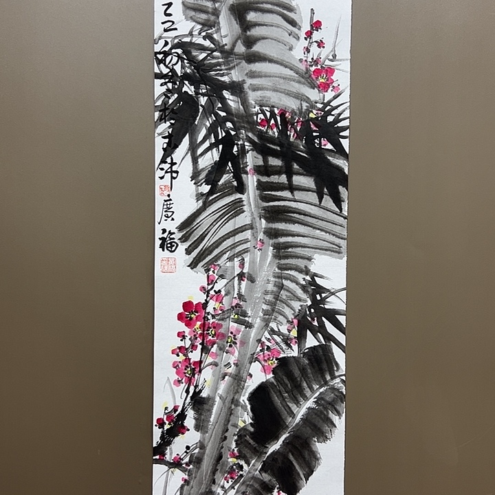 国画李广福   手绘原创
