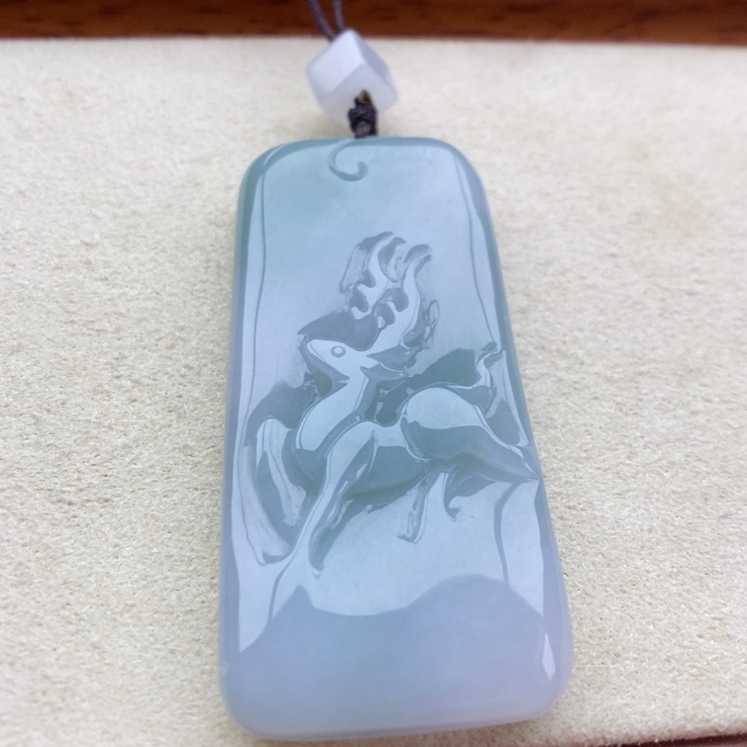 翡翠未镶嵌颈饰吊坠7