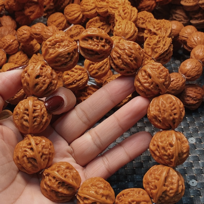 【闪购商品】文玩核桃吊坠1*3粗筋八棱