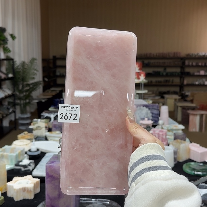 粉水晶大长条2572