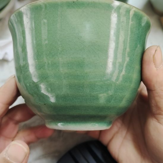 瓷片五厂，七厂各种摆件，瓷片，均有瑕疵！