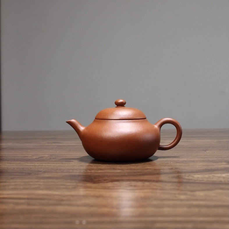 春水堂款朱泥壶，容量140cc独孔、全手工