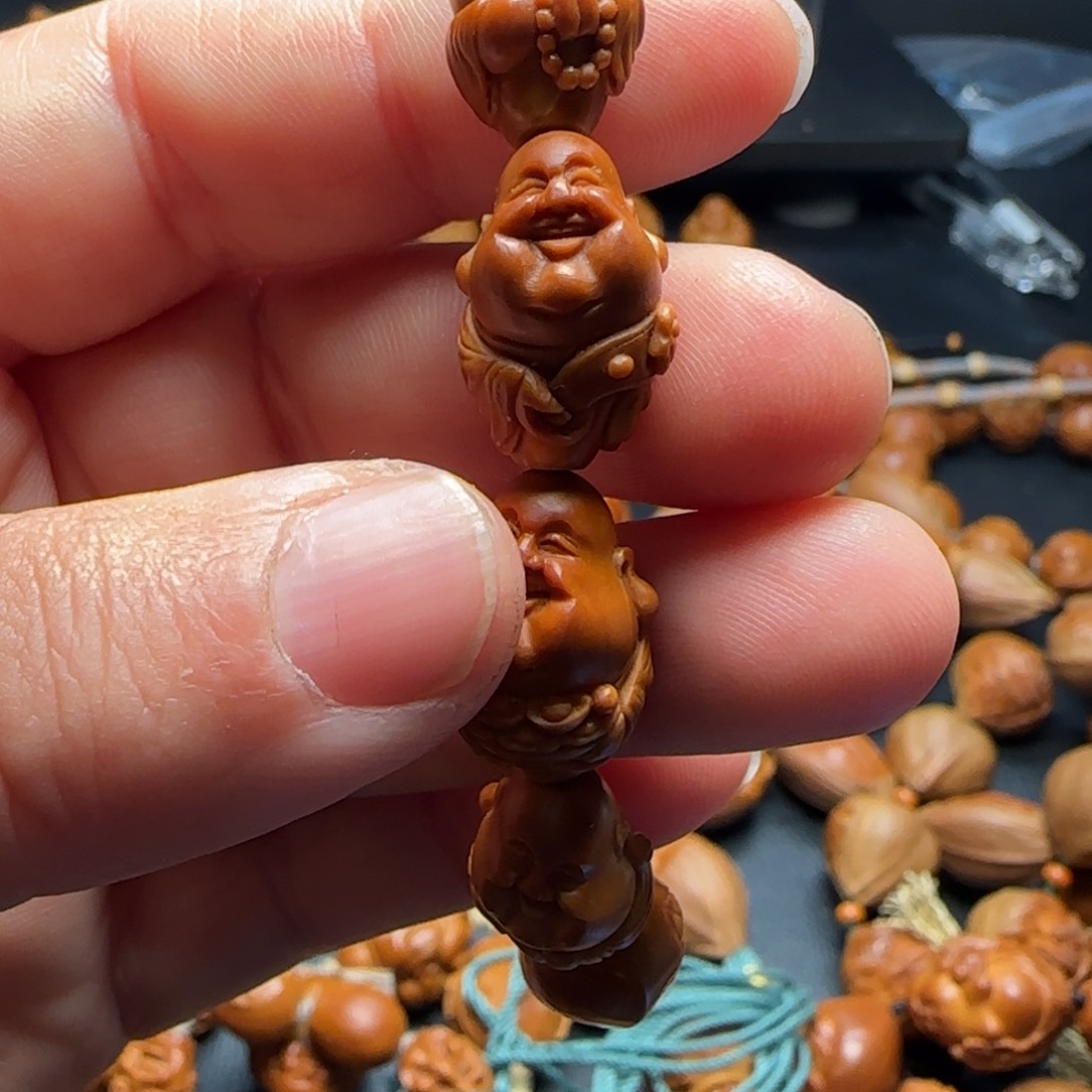 橄榄核手串/手链金小财弥