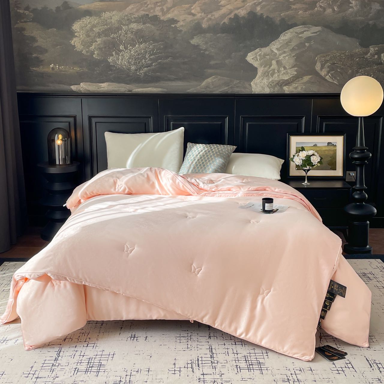 【云端优选】VERSACE- 精选黄金丝子母被-温润滋养-贴肤舒睡-安吉拉