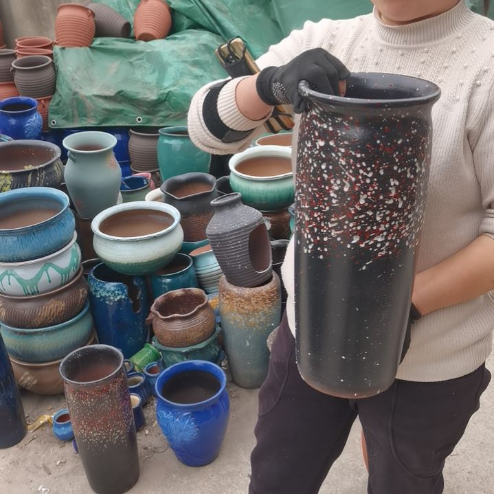 红陶口17高42瑕疵