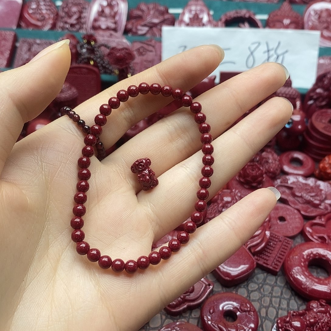 天然辰砂朱砂手串