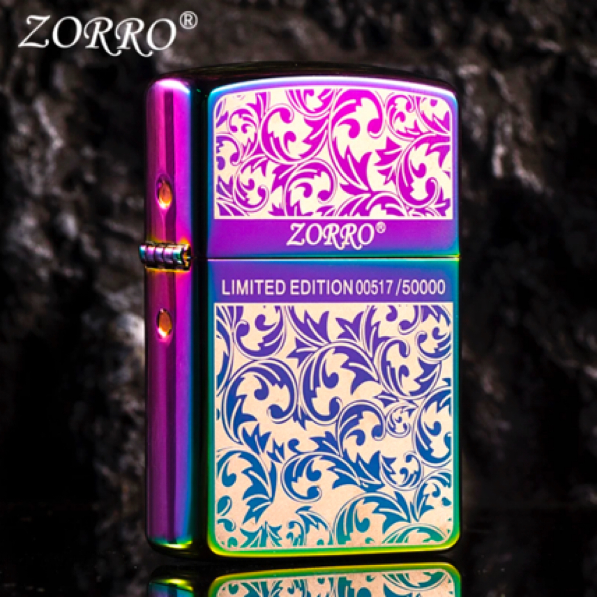 佐罗限量幻彩唐草打火机（需自行配油）z91742