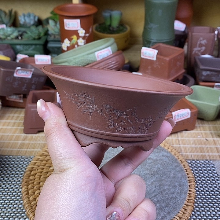 手工艺品琉璃宜兴紫砂精品花盆