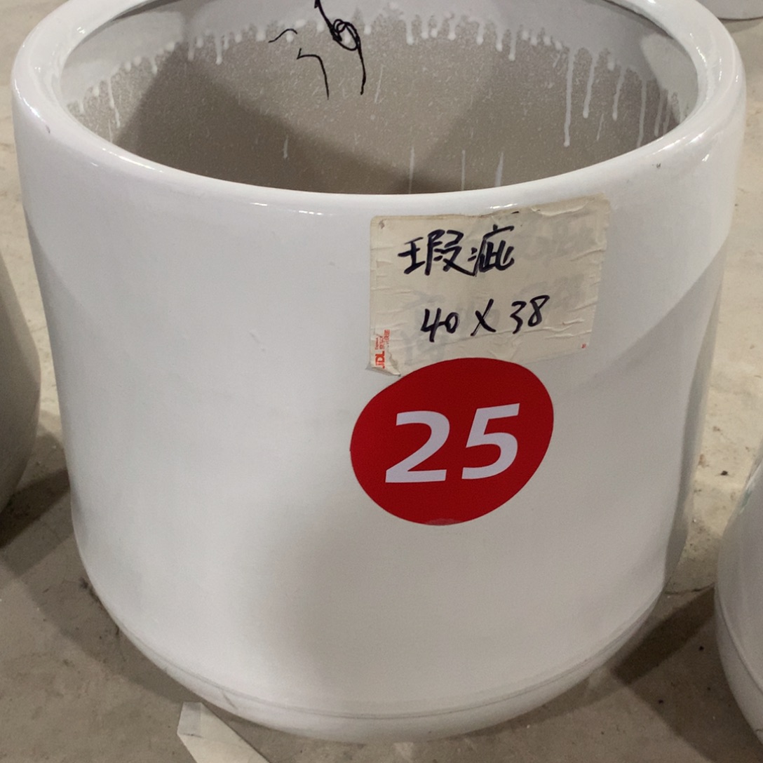 微瑕高温陶瓷花盆