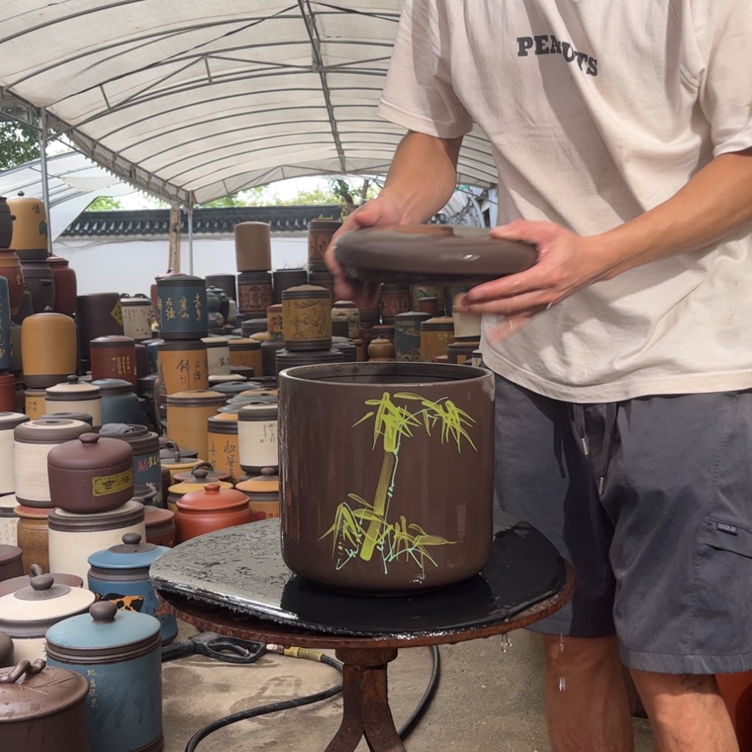 紫砂茶叶罐8 饼茶叶罐