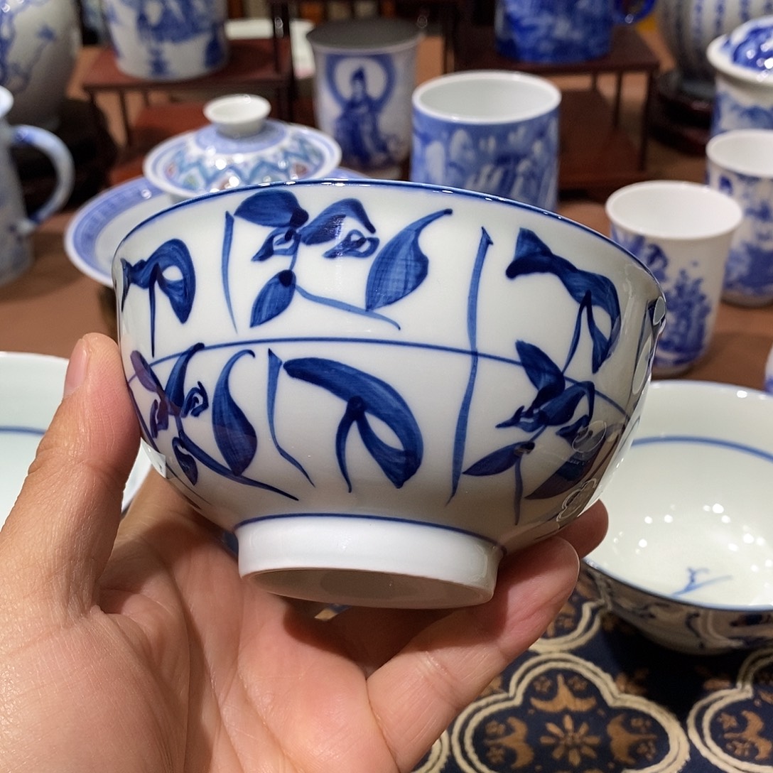 陶景德镇旭日堂陶瓷饭碗罗汉碗