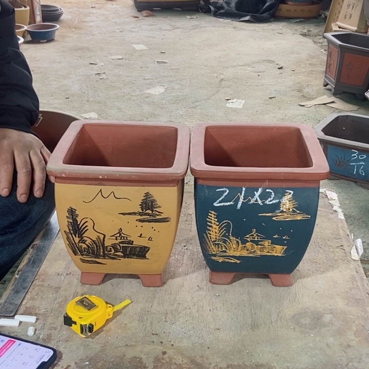 紫砂花盆紫砂紫砂