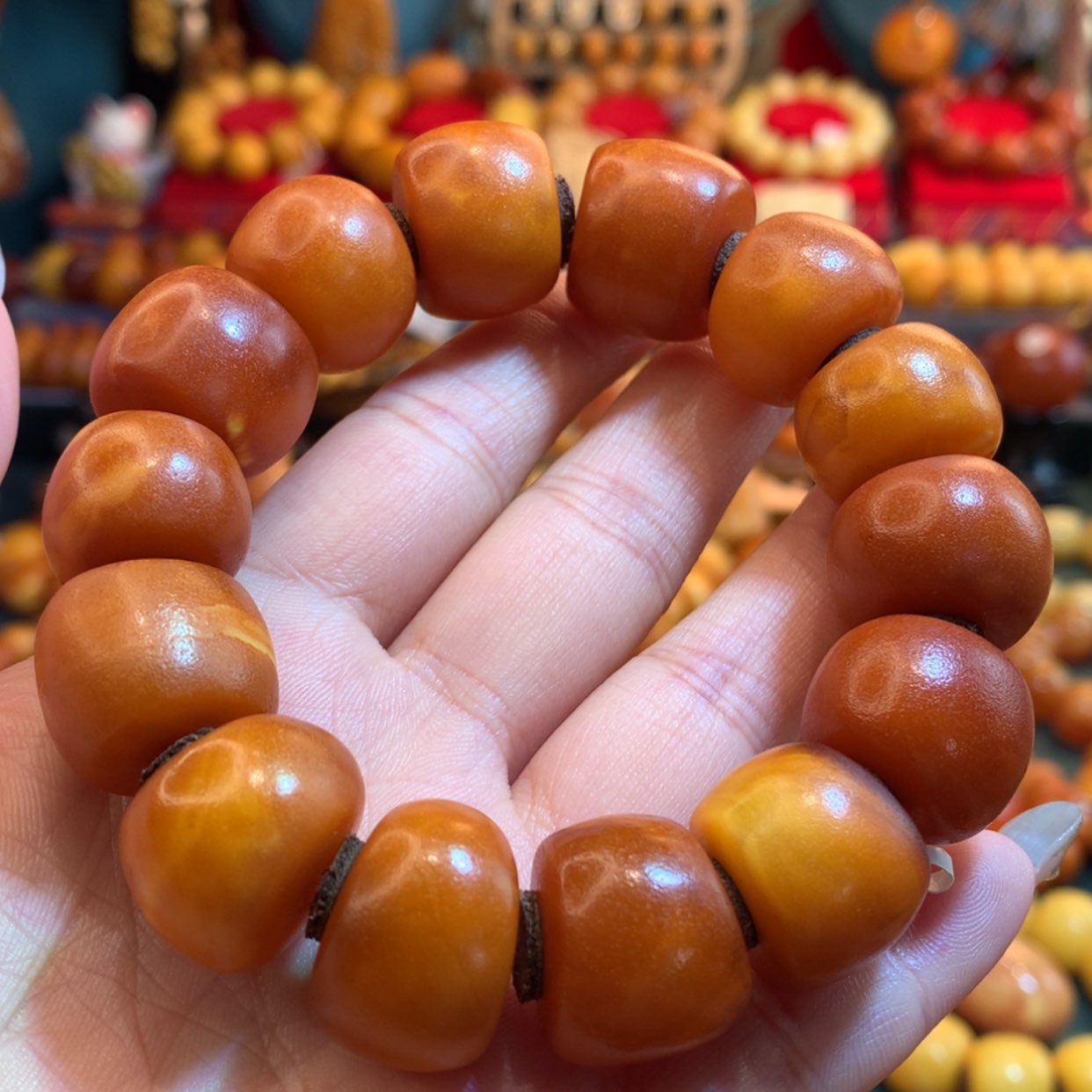 【闪购商品】蜜蜡手串未镶嵌蜜蜡手串