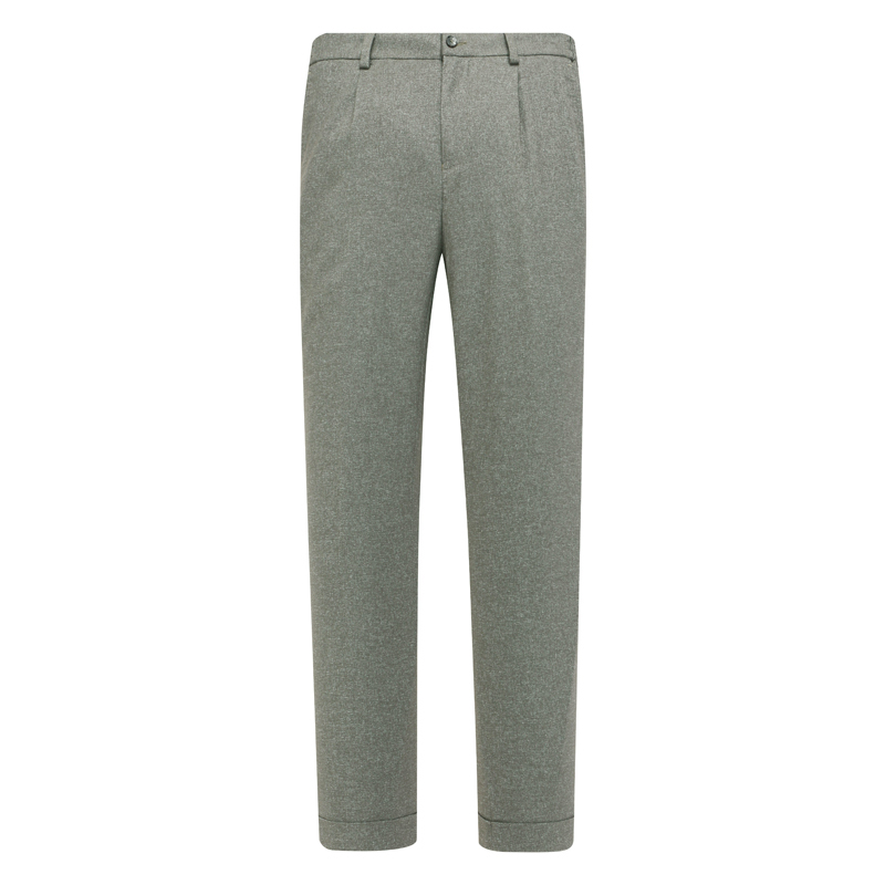 J1688鸟春秋款男式西裤 日本面料中腰修身商务休闲长裤 206705