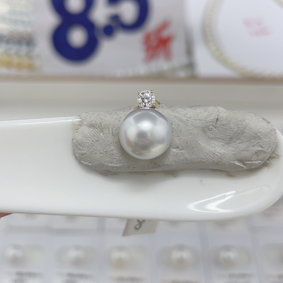 未镶嵌海水珍珠10-11澳白裸珠