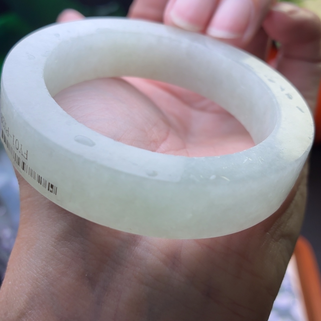 定制翡翠未镶嵌推荐冰糖雪梨正圈