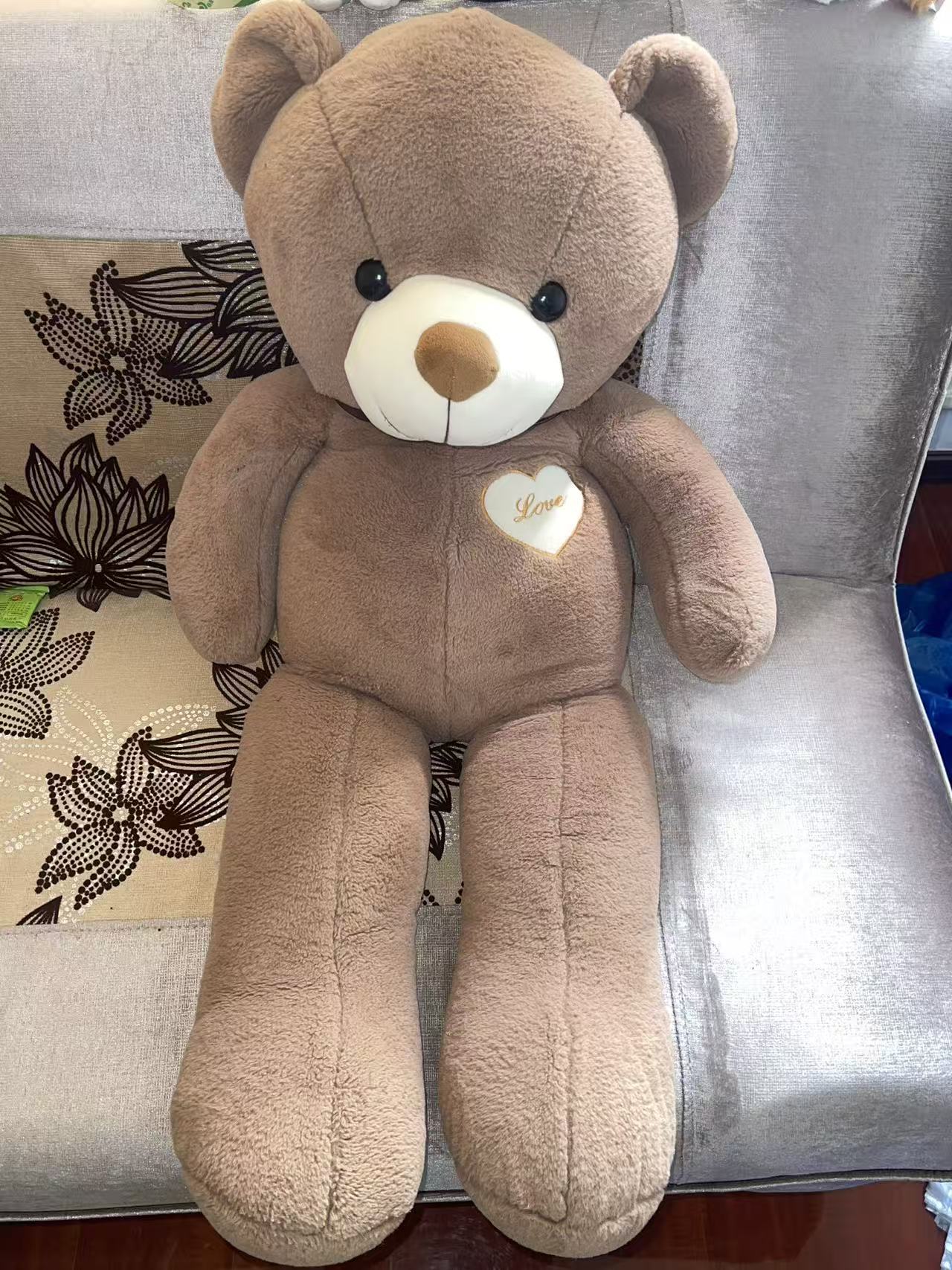 （默认微瑕）100cm棕色熊