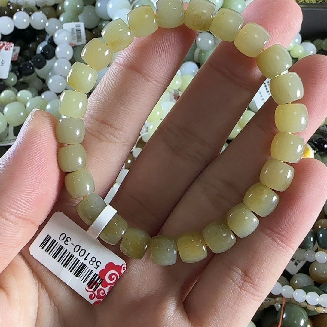 和田玉手链未镶嵌83