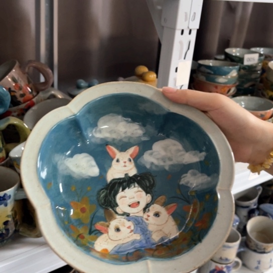 罐景德镇全手工手绘陶瓷