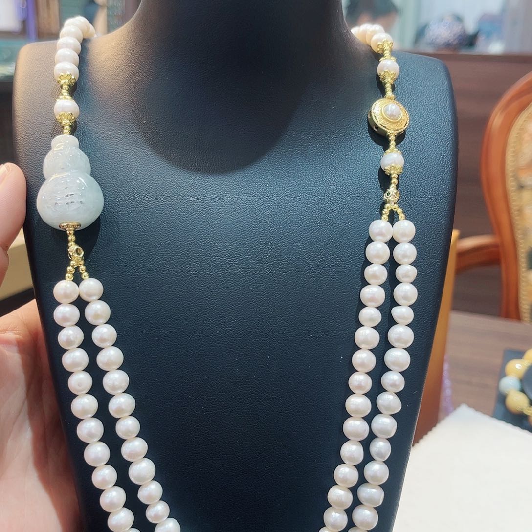 淡水珍珠颈饰未镶嵌项链