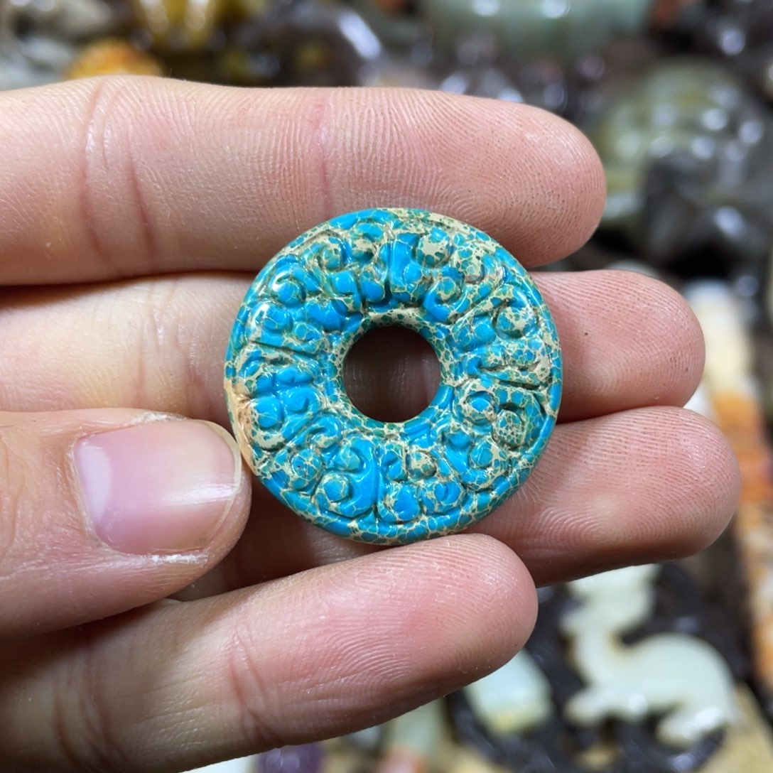 和田玉吊坠(不含链)未镶嵌