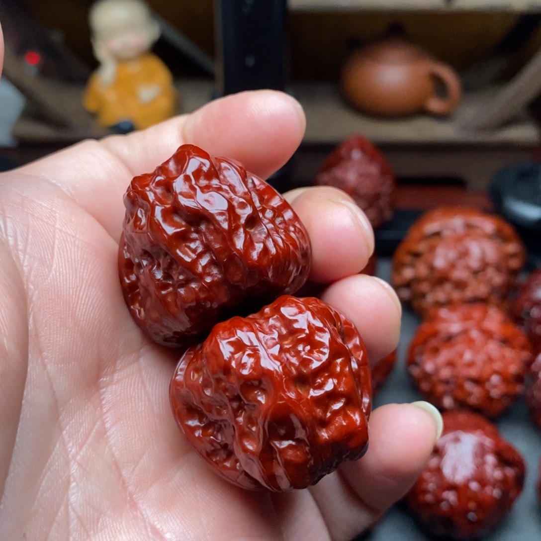 吊坠文玩核桃重****我31蛤蟆头