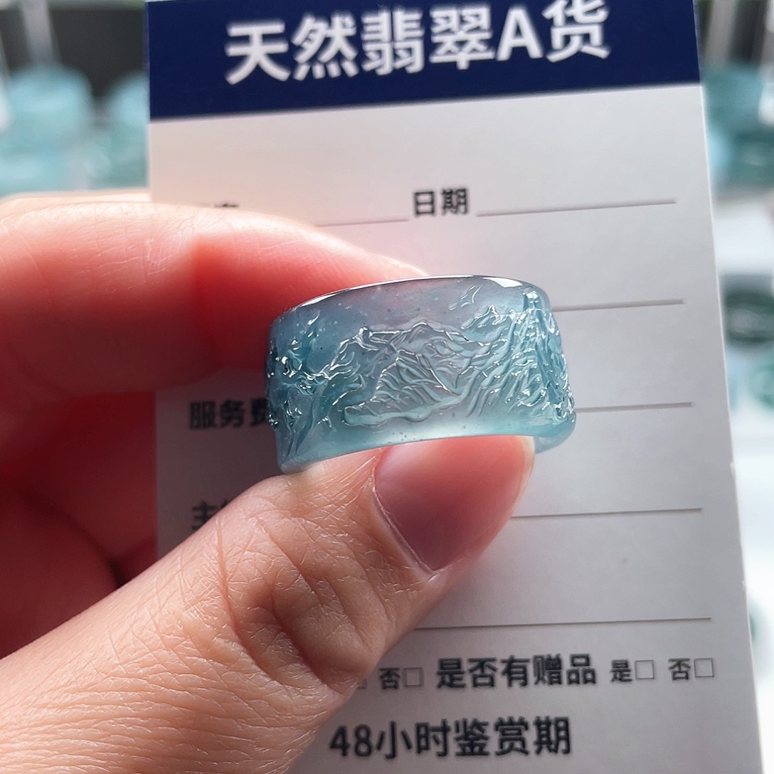 未镶嵌戒指翡翠用****2翡翠