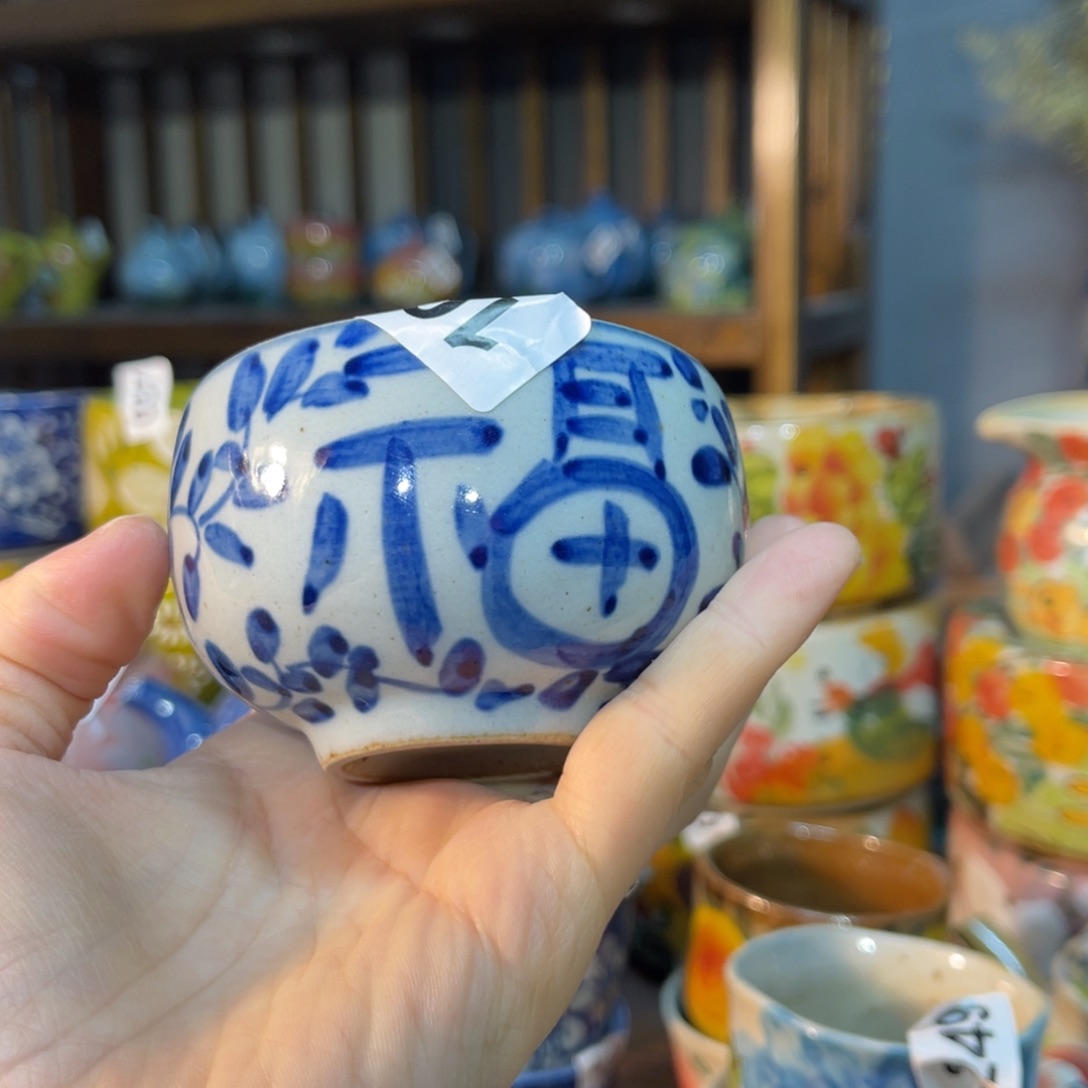 杯素浅陶瓷手工手绘