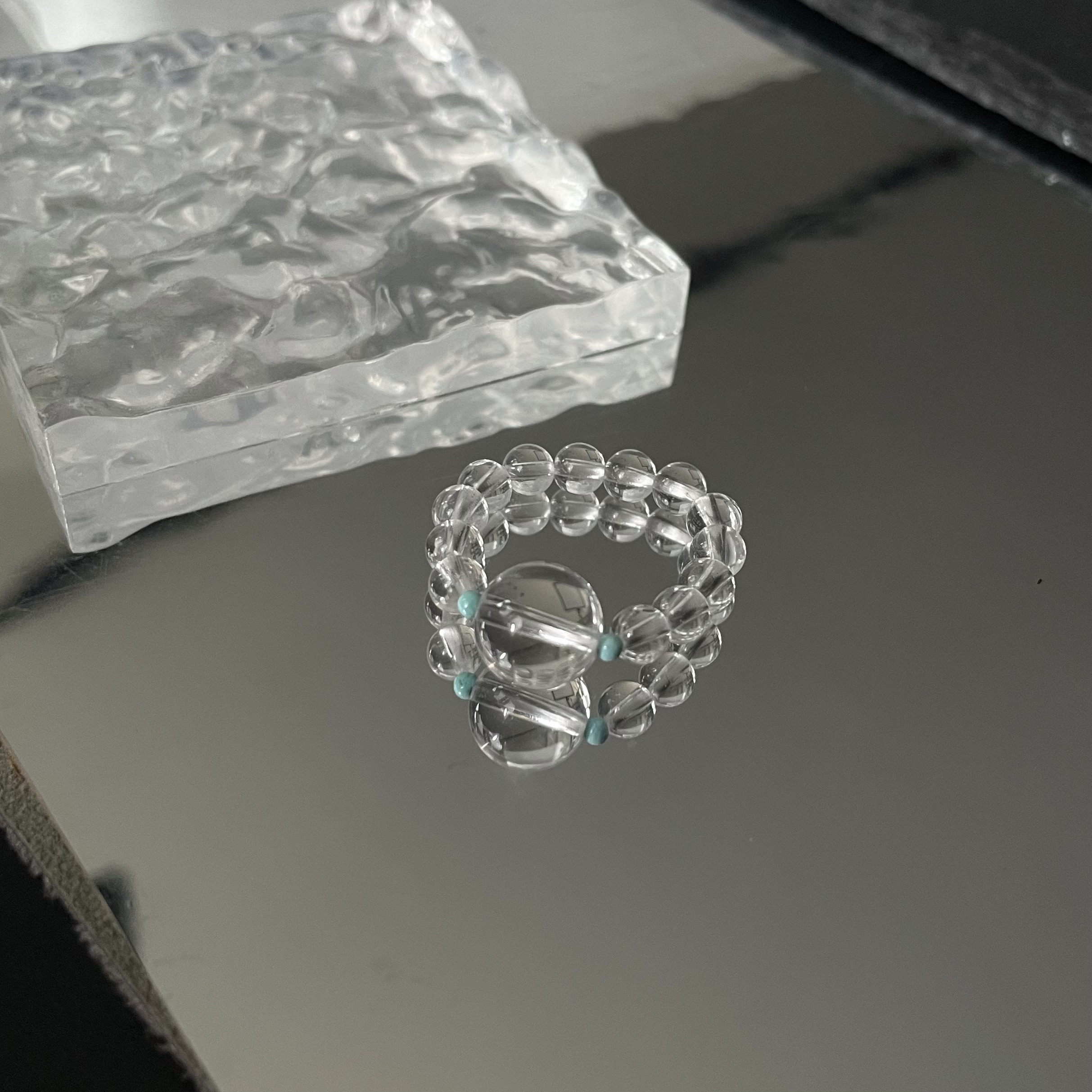 白水晶戒指 KT25062738