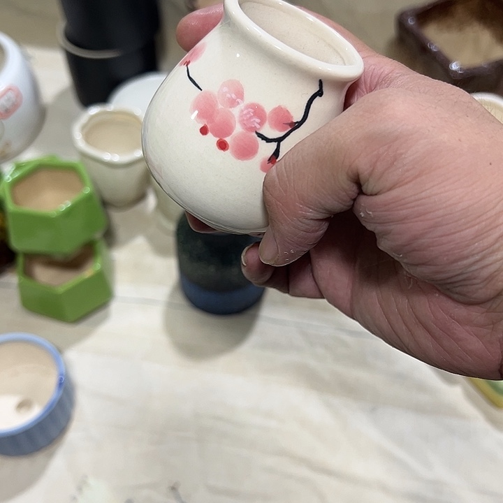 微瑕陶瓷花盆满9.9发