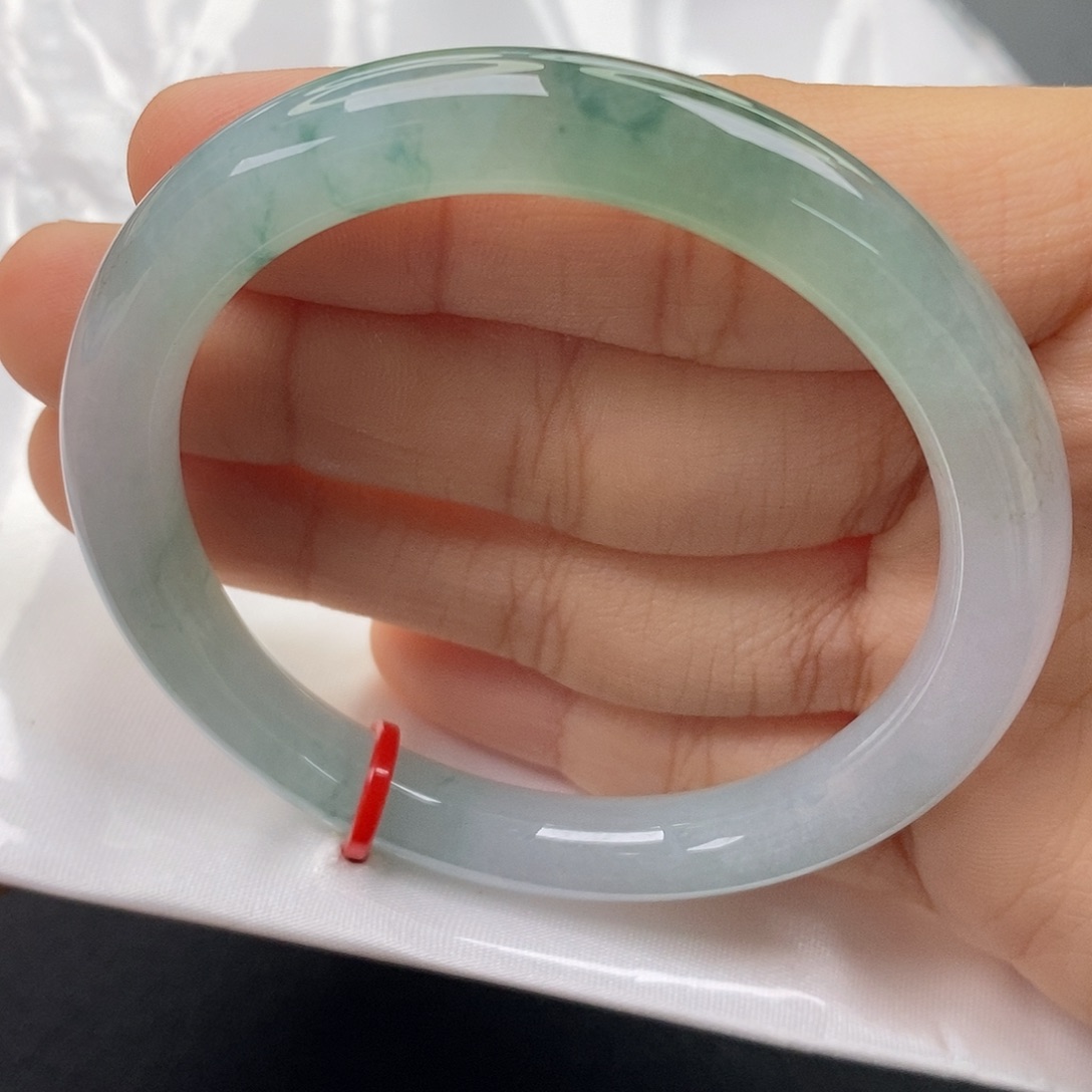 翡翠未镶嵌手镯（圆镯）5152圈