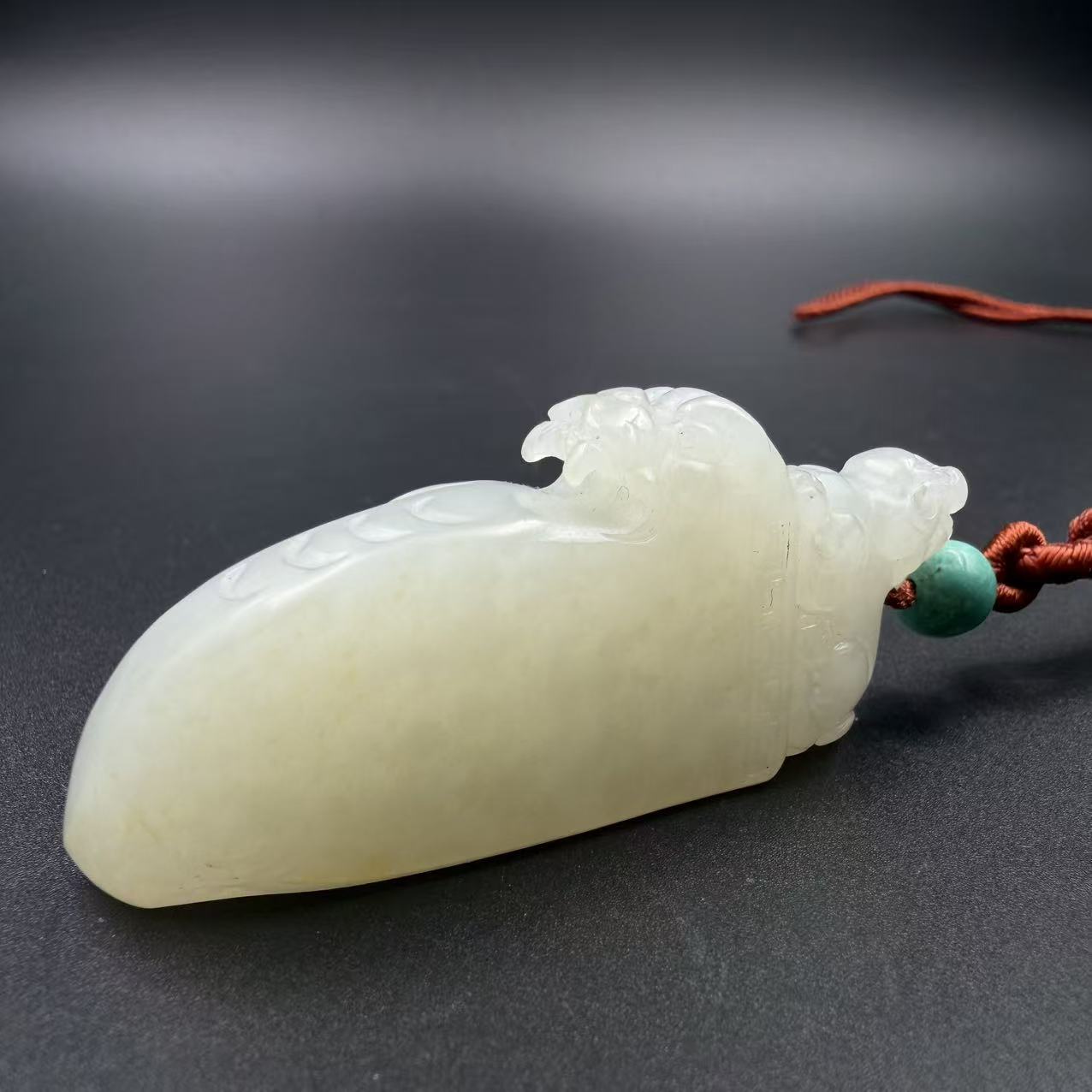 GWC-1210晚007和田玉府上有龙