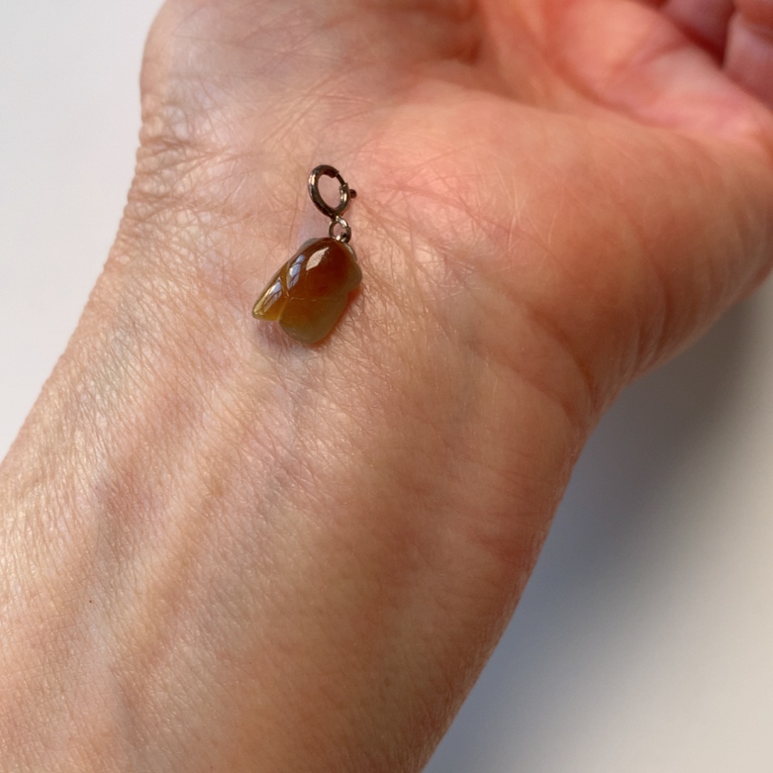 翡翠颈饰银S925镶嵌知