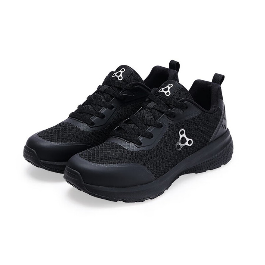 足行健健康鞋足底穴位按压休闲鞋春秋季男女网面透气系带情侣款鞋