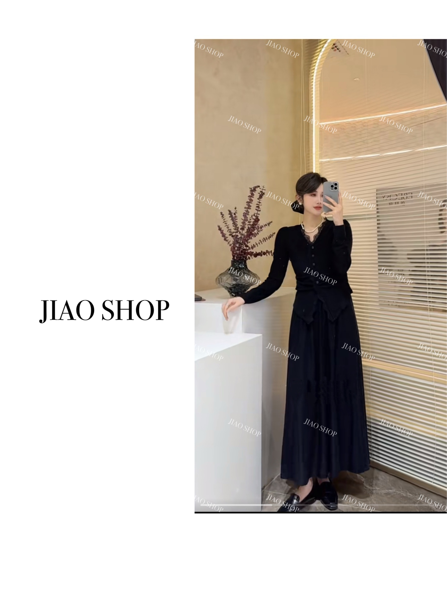 【JIAO SHOP】春季新款欧若风两件套
