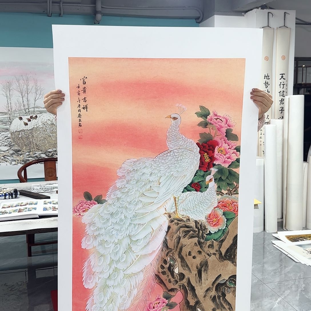 国画国画作品展李老师